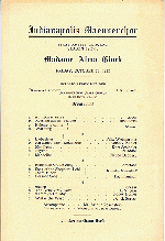 Efrem Zimbalist concert program, 1913