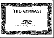Gymnast 1916, titlepg
