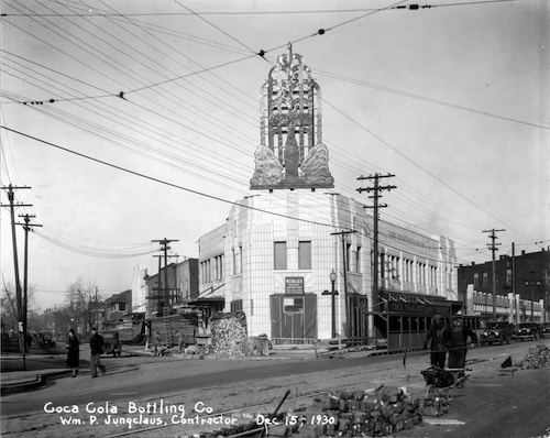 1930 Photo of Coco Cola Bottling Company 