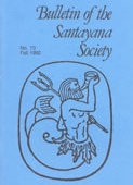 Bulletin of the Santayana Society Logo Image