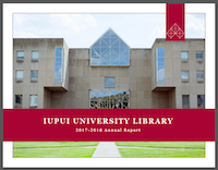 2017-2018 University Library Annual Report Cover