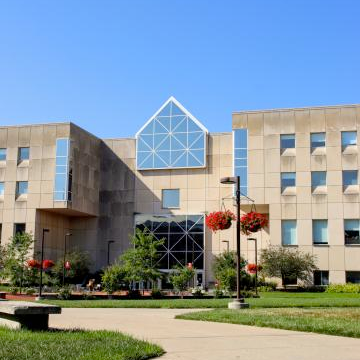 Exterior view of the University Library